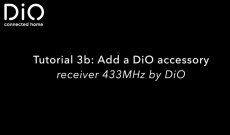 Tutorial 3b: Add a receiver 433MHz by DiO 