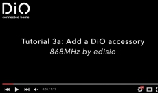 Tutorial 3a: Add a DiO accessory '868Mhz by edisio'